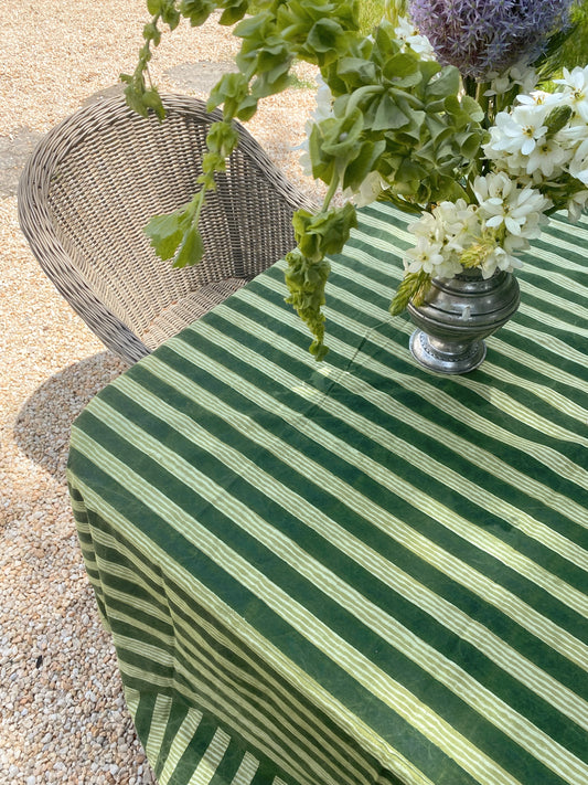 Hudson Tablecloth- Vintage green