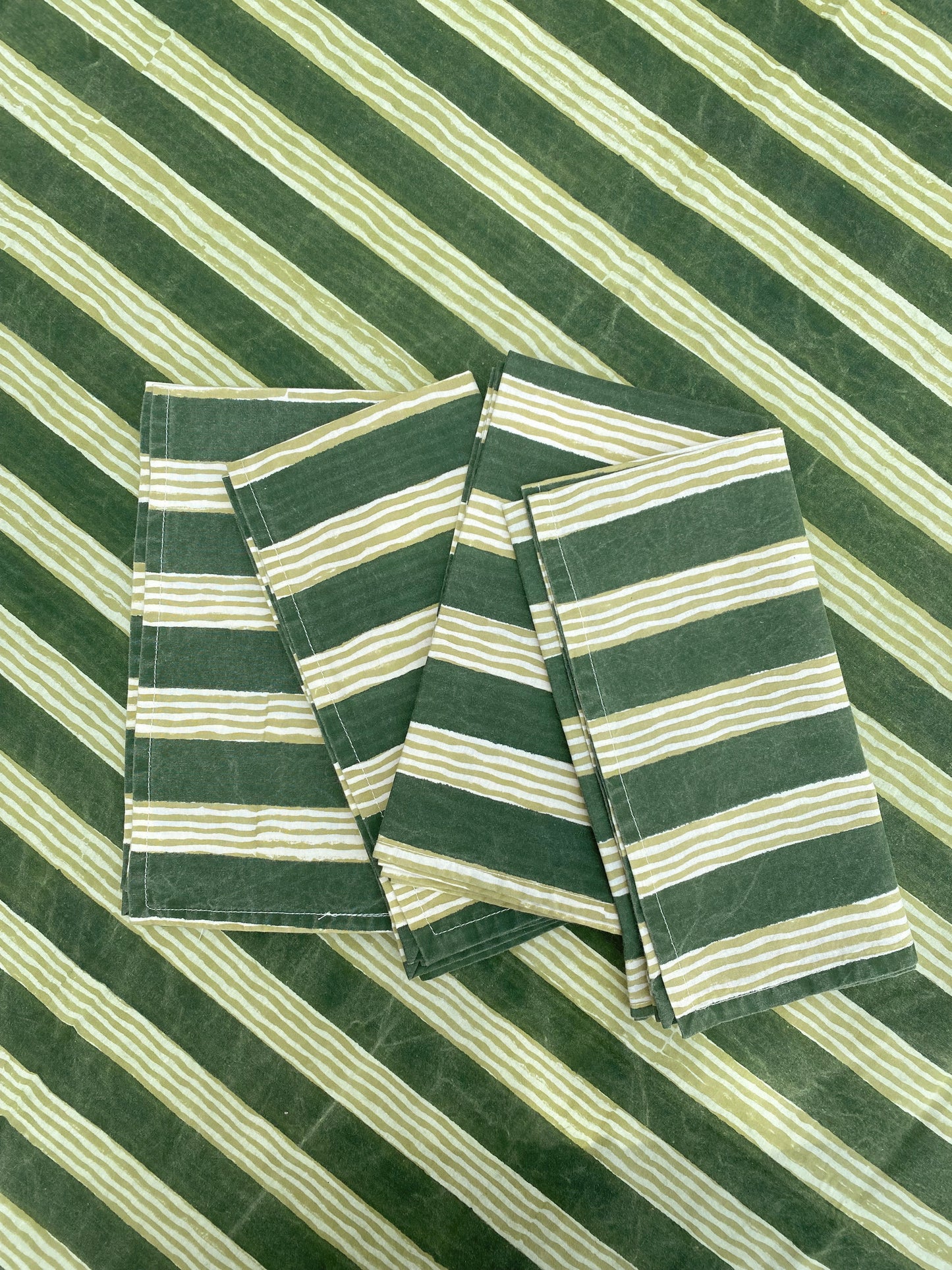 Hudson Napkins - Vintage green