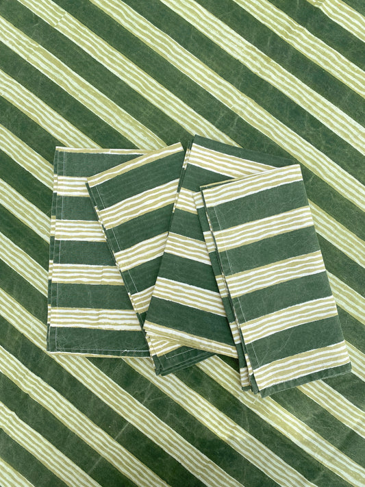 Hudson Napkins - Vintage green