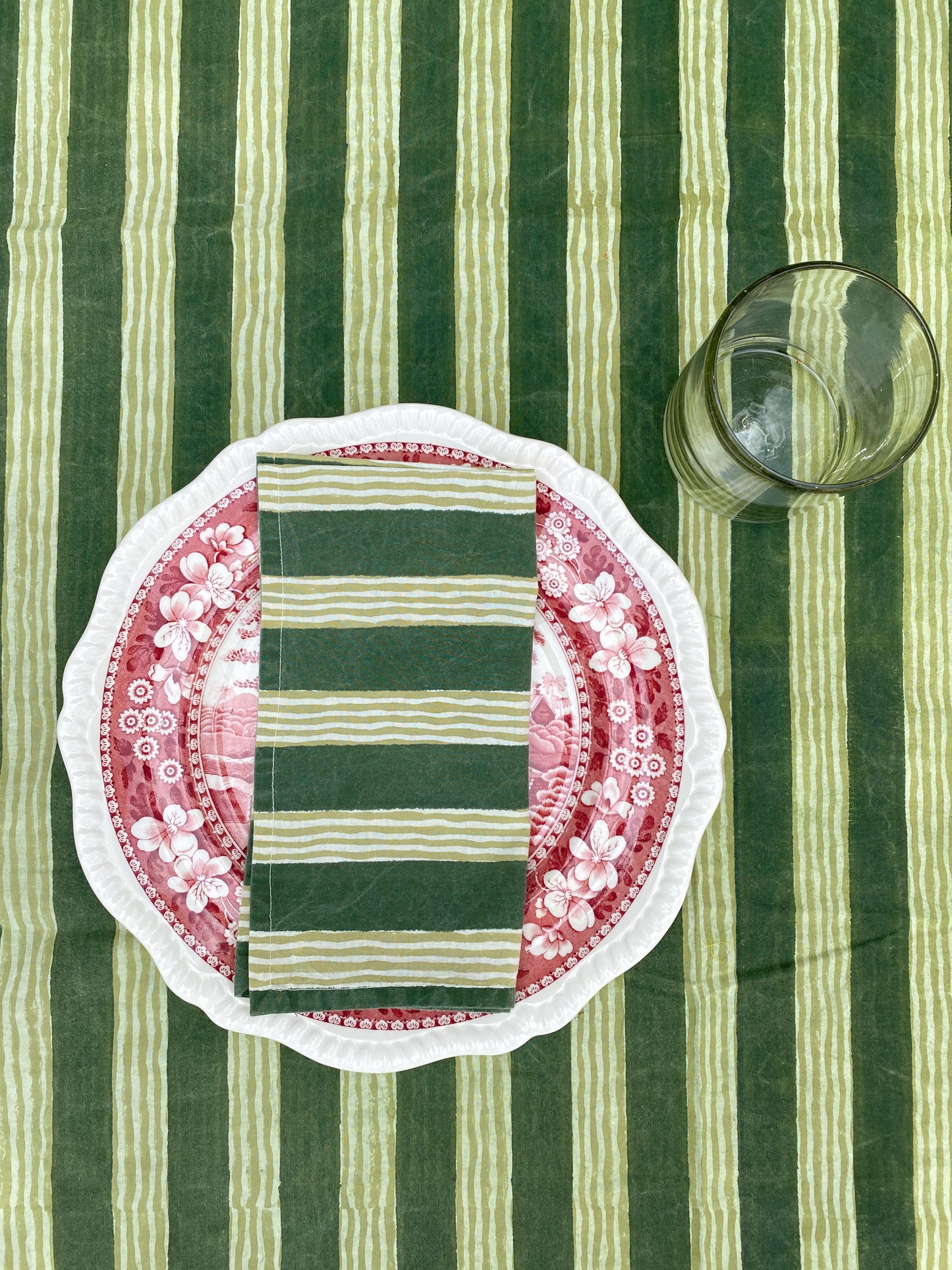 Hudson Napkins - Vintage green